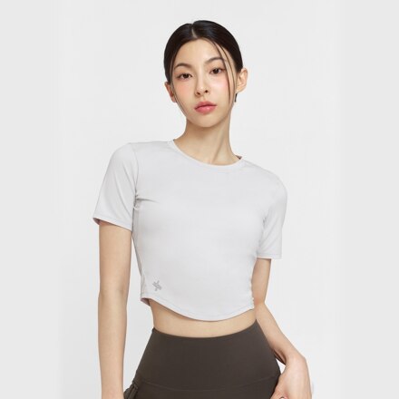 XFK1TS1001 Ice Scent Crop Short Sleeve Dreamy Cloud