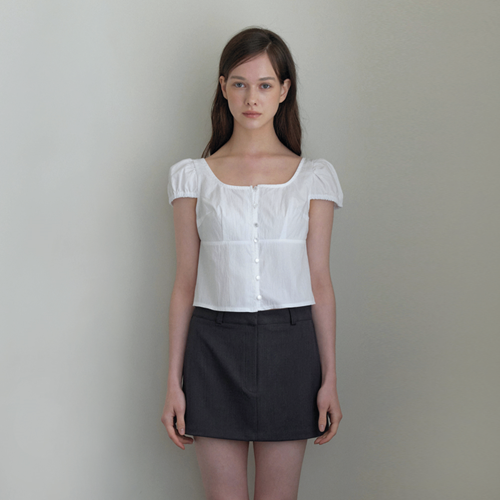bebe blouse top - white
