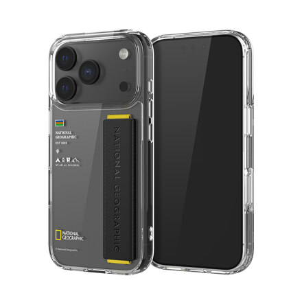 iPhone 17 Pro Strap Case #Clear Black / 手机壳