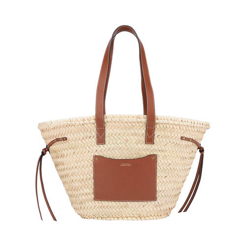 ISABEL MARANT_CADIX S TOTE BAG_NATURAL/COGNAC FREE