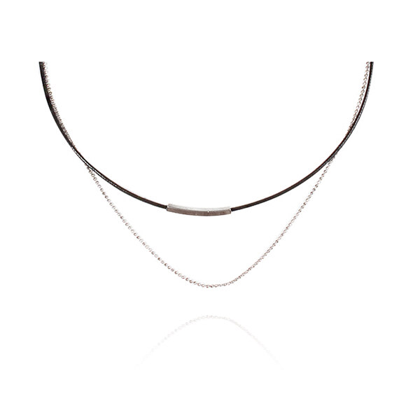 신세계인터넷면세점-겟미블링-necklace-[갓세븐 뱀뱀,조보아,임수향 착용]Simple chocker - double