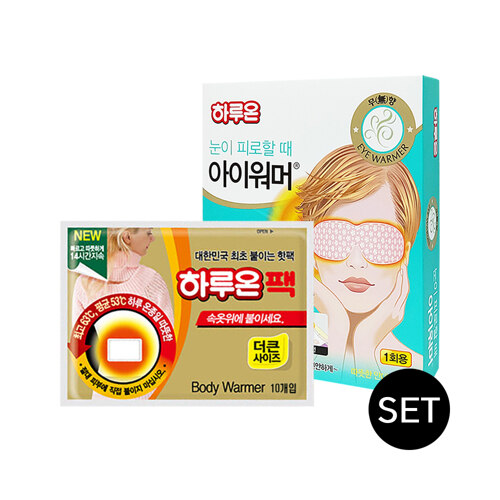 국내생산_붙이는 핫팩 10매+아이워머 온팩 5매 SET