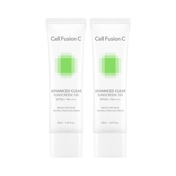 신세계인터넷면세점-셀퓨전씨-Suncare-어드밴스드 클리어 썬스크린100 50ml 듀오