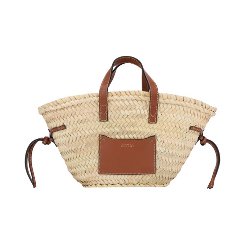 ISABEL MARANT_CADIX M TOTE BAG_NATURAL/COGNAC FREE