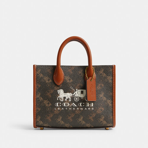 Ace Tote 17 with Horse and Carriage Print