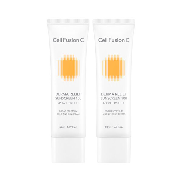 신세계인터넷면세점-셀퓨전씨-Suncare-더마릴리프 썬스크린100 50ml 듀오