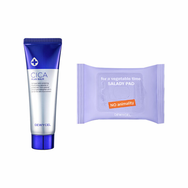 신세계인터넷면세점-듀이셀-FacialCare-수분+보습 스킨케어 2종 기획(시카플크림+샐러디패드)