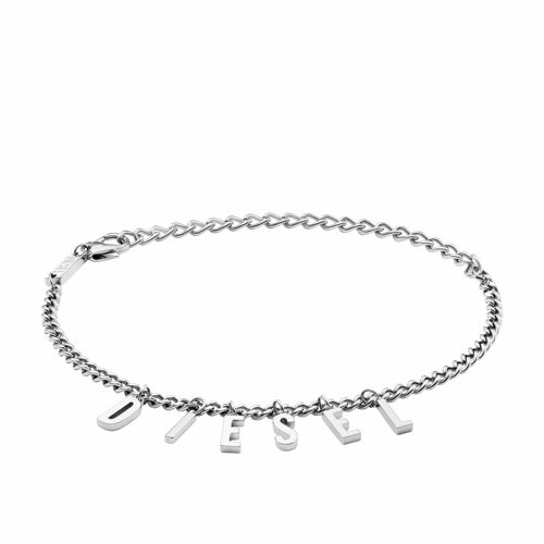 DIESEL JEWELRY DIESEL Logo Bracelet