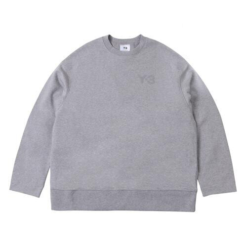 GK4500_L CLASSIC LOGO OVERSIZED CREW SWEATSHIRT GREY