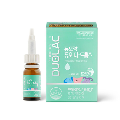 [우리아기첫유산균] 듀오 디 드롭스(7.5ml,45일분)