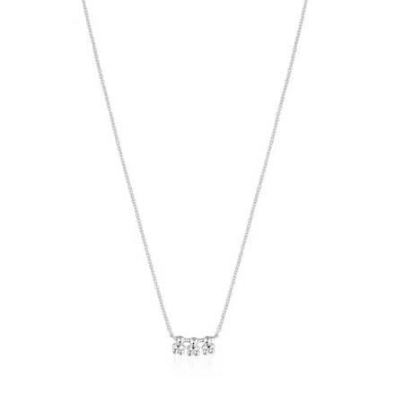 Bold Bear silver Choker with charm