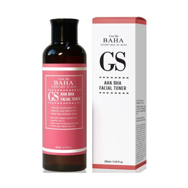 신세계인터넷면세점-코스드바하-FacialCare-GS 아하 AHA 7% 바하 BHA 0.5% 토너 200ml