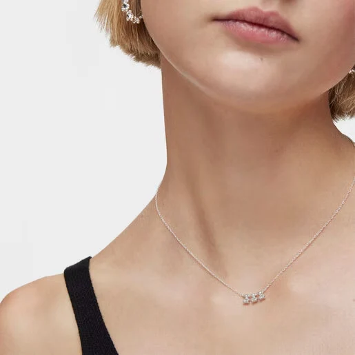 신세계인터넷면세점-토스-necklace-Bold Bear silver Choker with charm