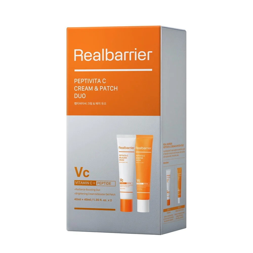 신세계인터넷면세점-아토팜-FacialCare-리얼베리어 펩티비타씨 크림+패치 듀오기획(40+40ml)