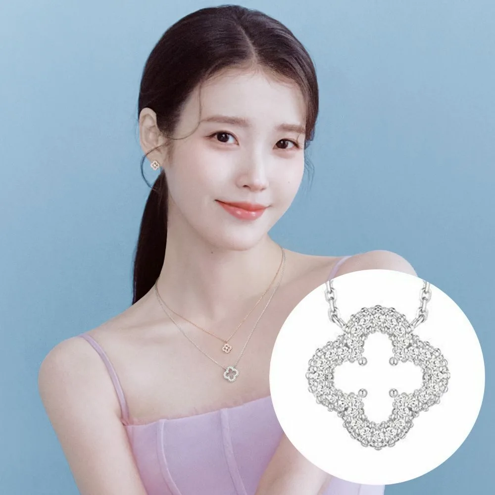 신세계인터넷면세점-제이에스티나-necklace-[아이유 PICK] CLOVIA 실버 목걸이 JJCLNQ6B1141SW420