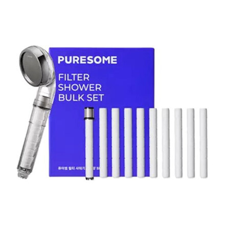 PURESOME SHOWER BULK PROMOTION SET (SHOWER HEAD+FILTER 10 PIECES) 淋浴过滤器套装