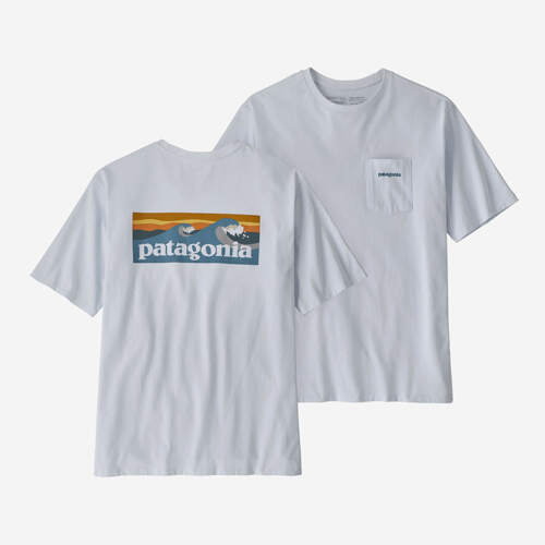 Men's Boardshort Logo Pocket Responsibili-Tee WHI