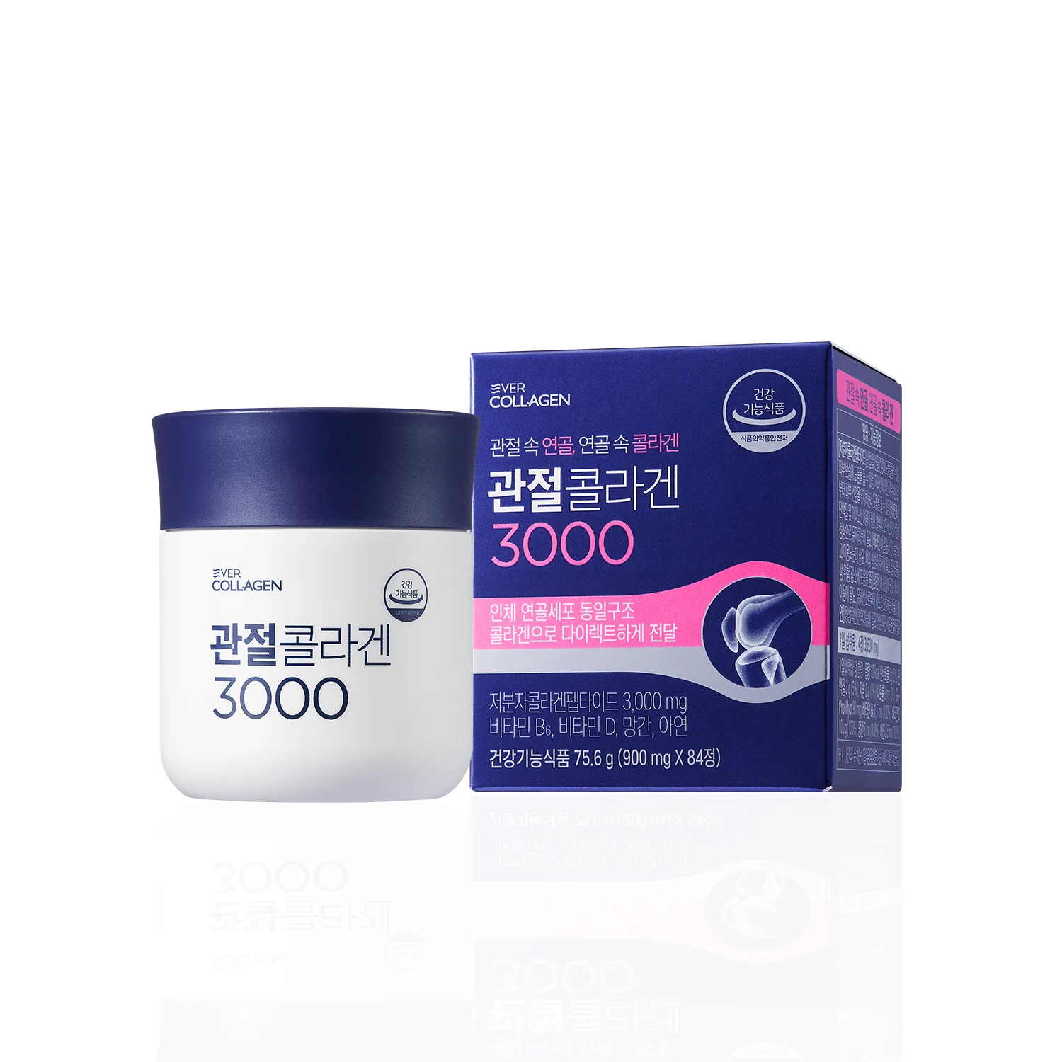 신세계인터넷면세점-에버콜라겐-관절콜라겐 3000 3병(252정, 9주분)