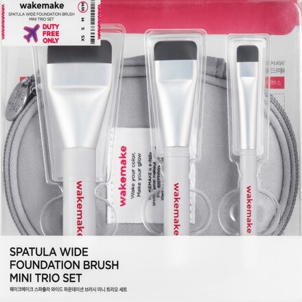 [Duty Free Special] Spatula Wide Foundation Brush Mini Trio Set 化妆刷