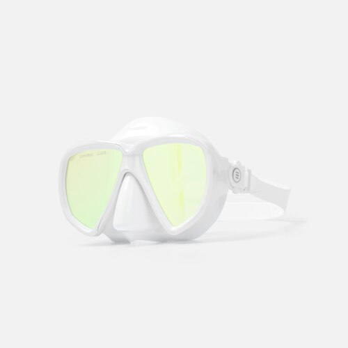 韩际新世界网上免税店-BARREL-SWIMEQUIPMENT-Man Mirror Snorkel Mask White (B3SMADV001WHT)