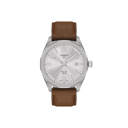 PRC 100 솔라 브라운 레더 39mm