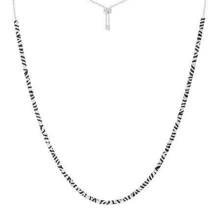 SILVER NECKLACE OX BZ