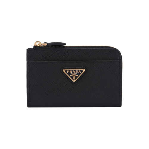 KEYCHAIN SAFFIANO LEATHER CARD HOLDER
