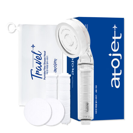 Travel Shower Set [Head Filter 3 + Body Filter 3 + Pouch] 旅行淋浴花洒套装