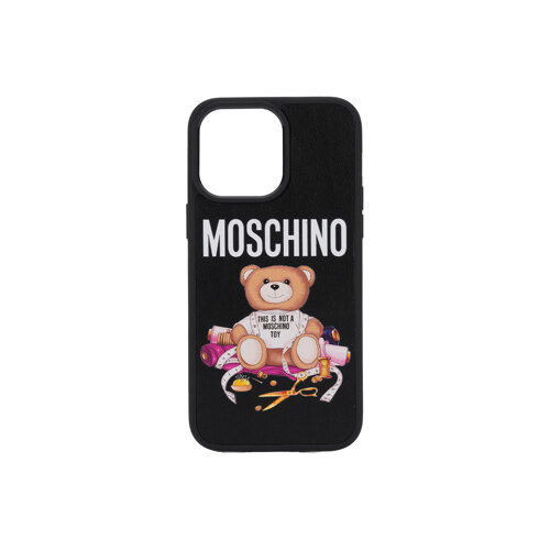 MOSCHINO PRE ACC PHONE HOLDER_iPHONE 14 PRO MAX