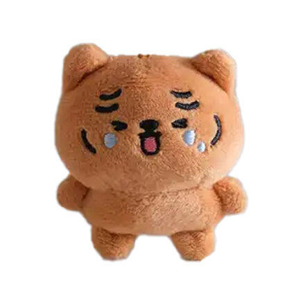 무직타이거 울먹울먹 미니 인형 키링 - 적호