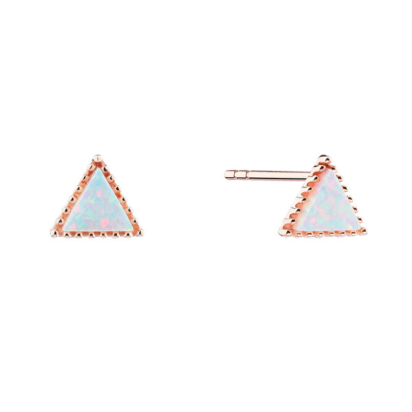 신세계인터넷면세점-밀튼 스텔리-earring-오팔 피스케이크 실버 귀걸이