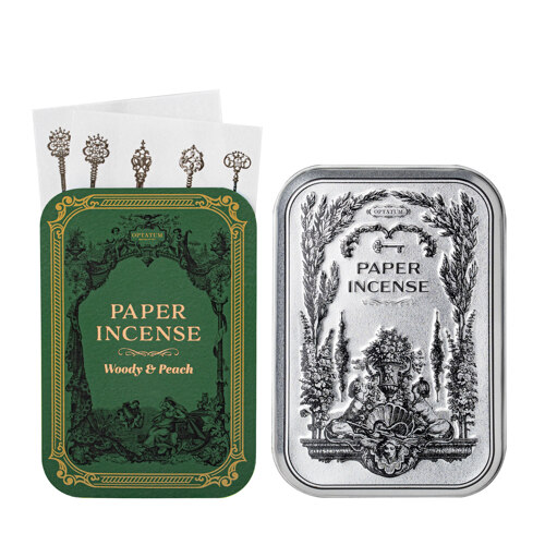 Paper Incense Woody and Peach 12pcs