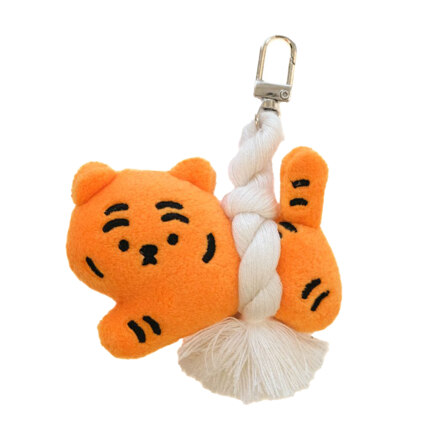 무직타이거 액막이 폴짝랑 뚱랑이 키링