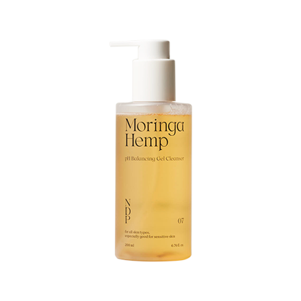 Moringa Hemp Mild Acidic Gel Cleanser 200mL (辣木大麻弱酸性洁面啫喱 200mL)