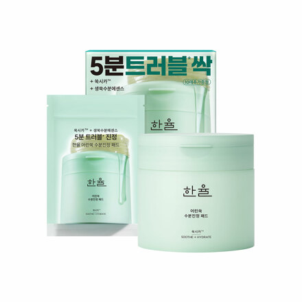 어린쑥 수분진정 패드 단품기획 60+10매