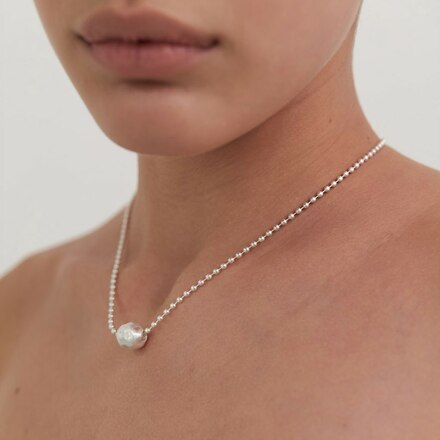 bumpy matt necklace (볼체인)
