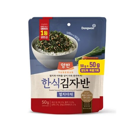 양반김자반 멸치야채(50g*2개)