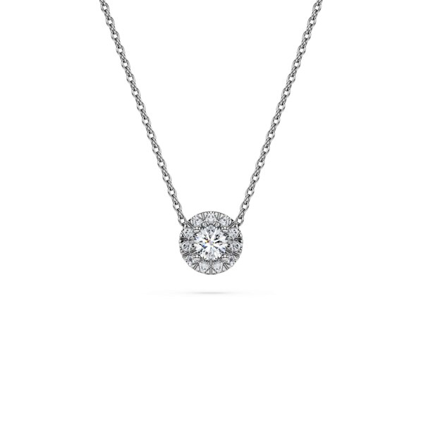 신세계인터넷면세점-스와로브스키-necklace-Eternity 헤일로 솔리테어 펜던트, 랩 그로운 다이아몬드 0.23ct