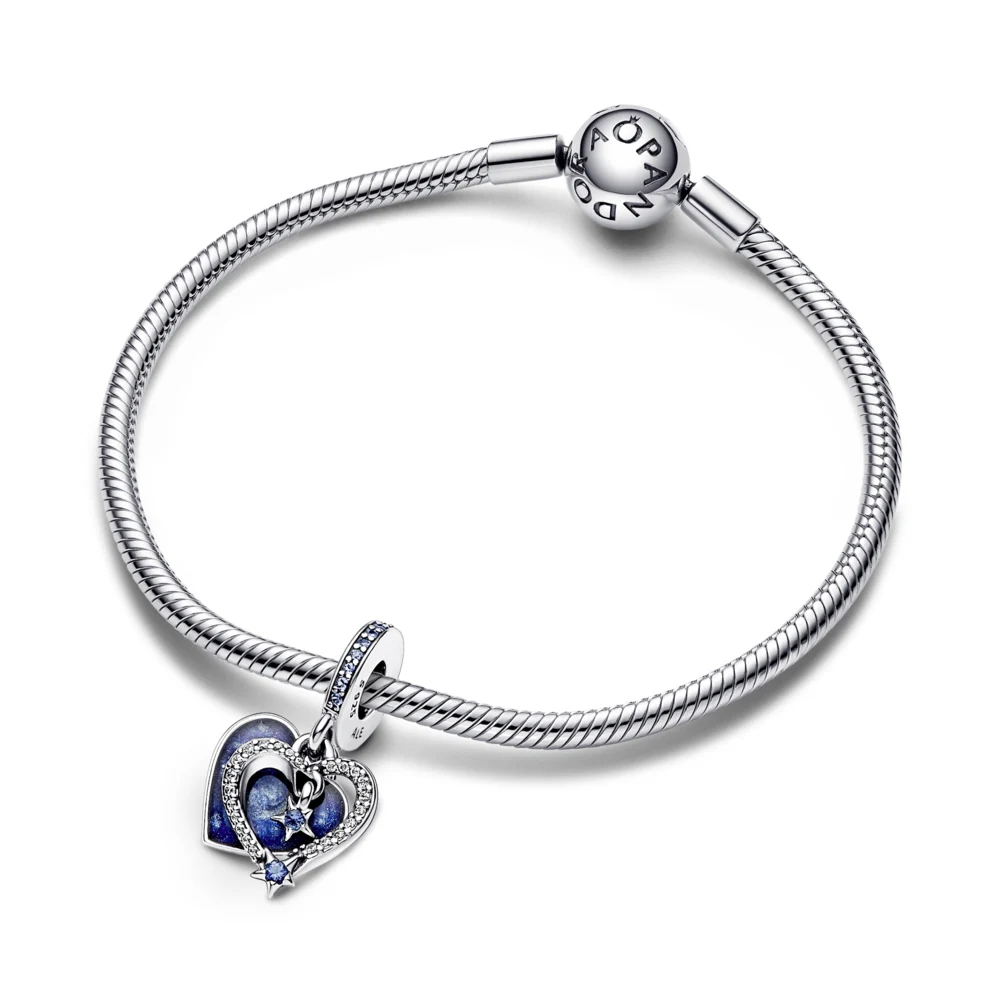 신세계인터넷면세점-판도라-bracelet-셀레셜 슈팅스타 하트 더블 댕글 참