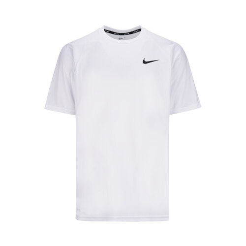NIKE SWIM_Short Sleeve Hydroguard_WHITE