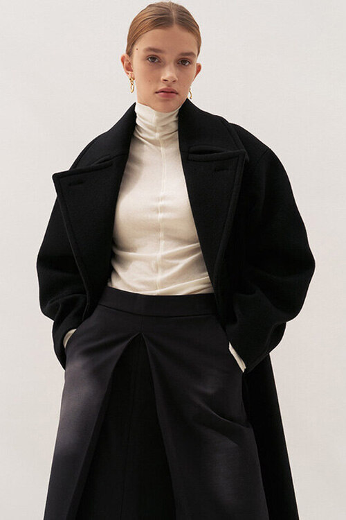 韩际新世界网上免税店-MOHAN-服饰-TTW CASHMERE LINE VOLUME COAT 外套