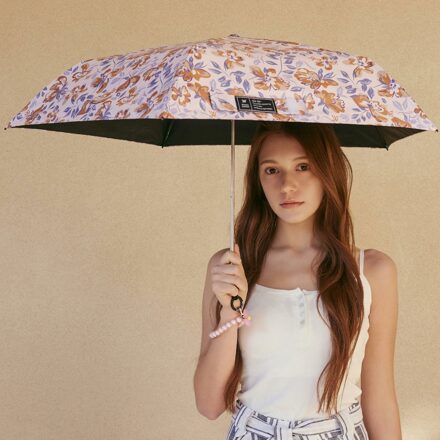#Orange / Green Label UV Protection Compact Flower Umbrella Dahlia(晴雨伞)