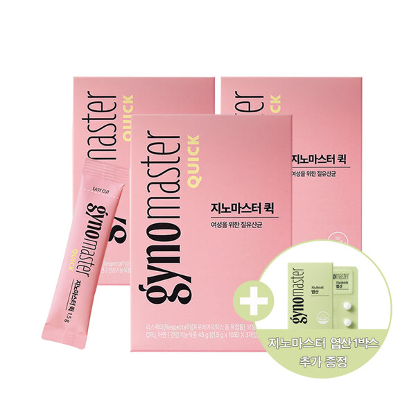신세계인터넷면세점-에버콜라겐-[한정기획]퀵 질건강 유산균 3박스(3개월분,90포)+엽산 1박스(1개월분,30정)