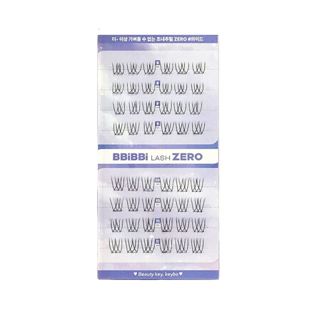 No Glue Eyelashes BBiBBi Lashes ZERO Wide 假睫毛 48pcs