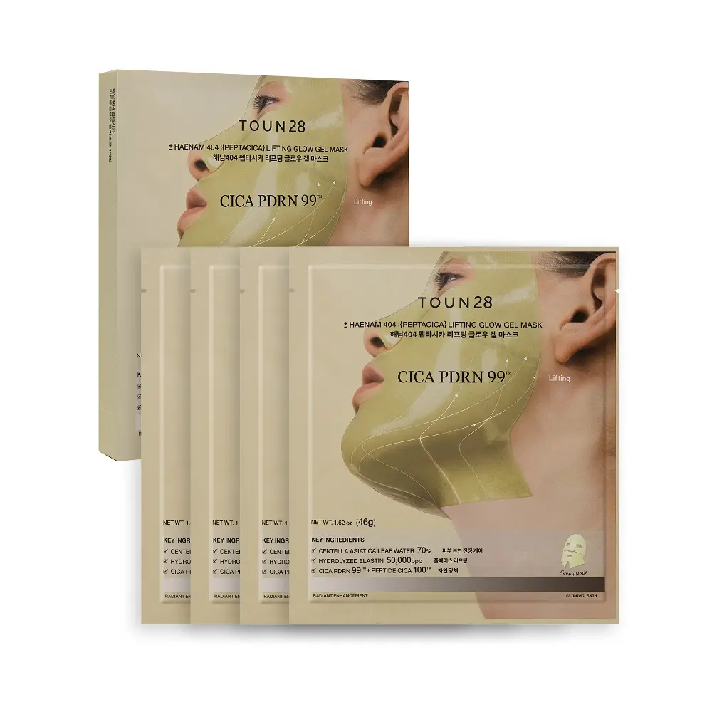 신세계인터넷면세점-톤28-FaceMasksTreatments-해남 404 펩타시카 리프팅 글로우 겔 마스크 4개입