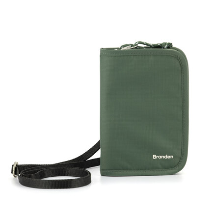 Safe Cross Wallet Bag Soft Khaki (Passport Wallet) - 安全斜挎钱包 柔和卡其色 (护照钱包)