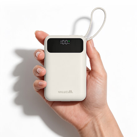 PD 22.5W 초미니 트윈 CP케이블 일체형 보조배터리 20000mAh_클라우드 댄서