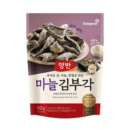 양반 마늘김부각 50g
