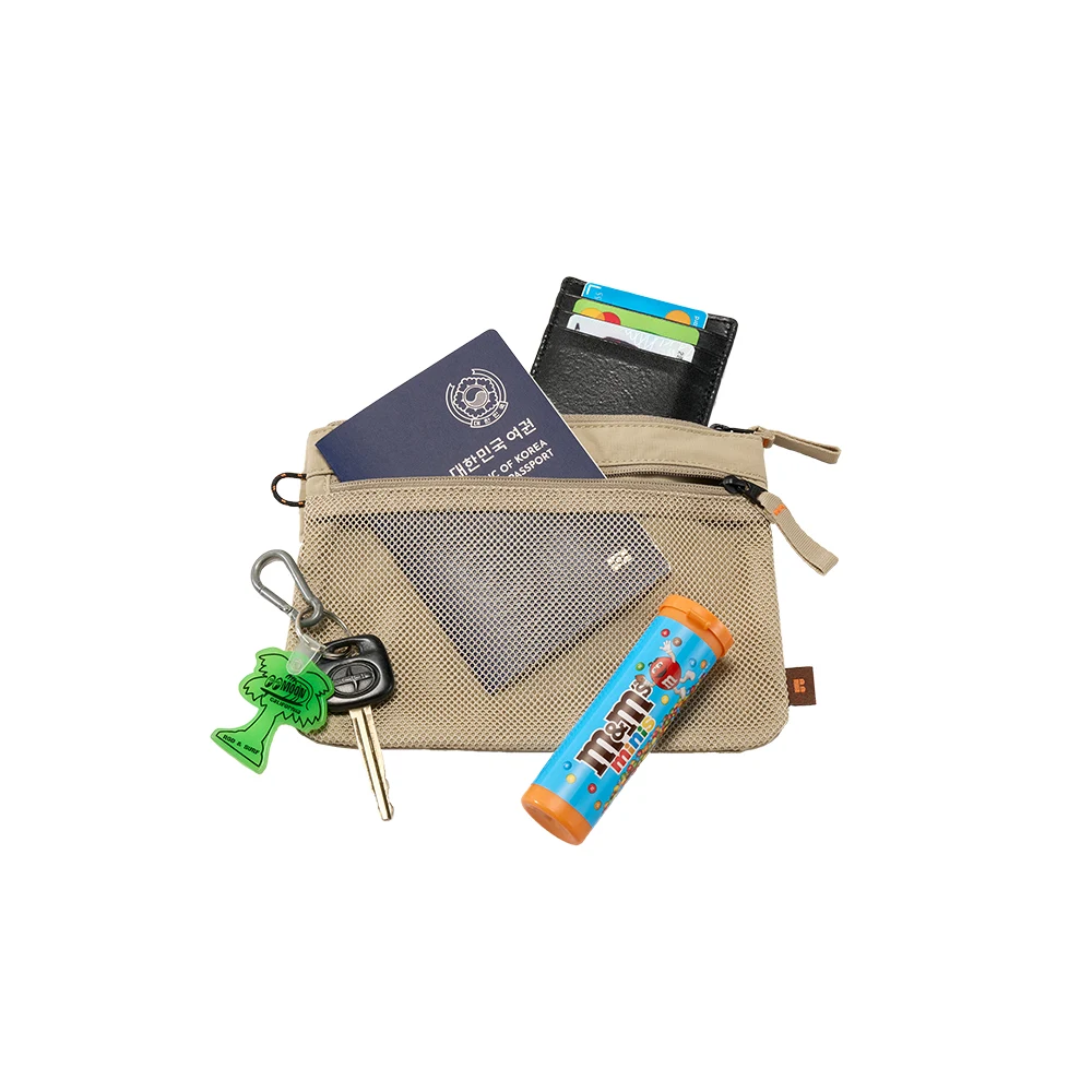 신세계인터넷면세점-브랜든-travelgoods-백인백 멀티 파우치 라이트 베이지