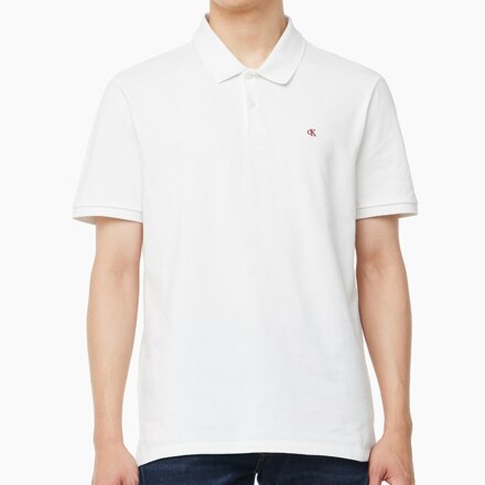 Men’s Regular Fit Piqué Short Sleeve Classic Polo T-Shirt_BLANC DE BLANC
